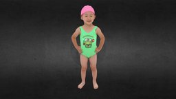 Little girl swimmer_817