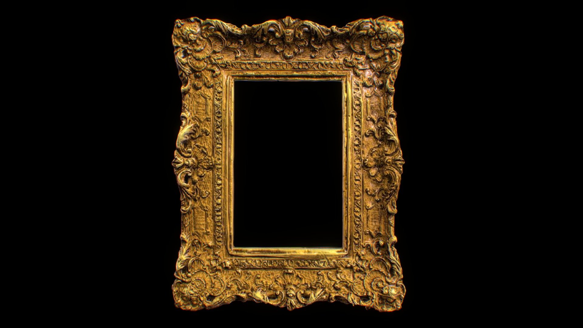 Antique Classic Art Frame 3d model