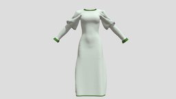 Bell-sleeves dress (part 4)