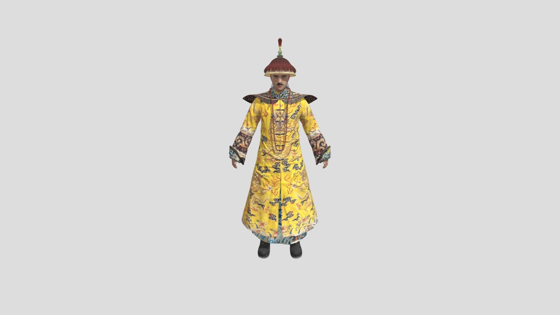 3D Chinese Ancient Traditional Qing Dynasty 3d model