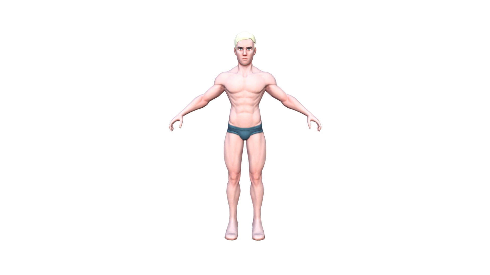 Male Character 3d model