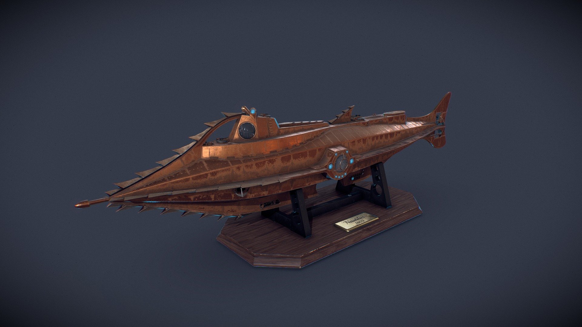 Maquette_Nautilus 3d model