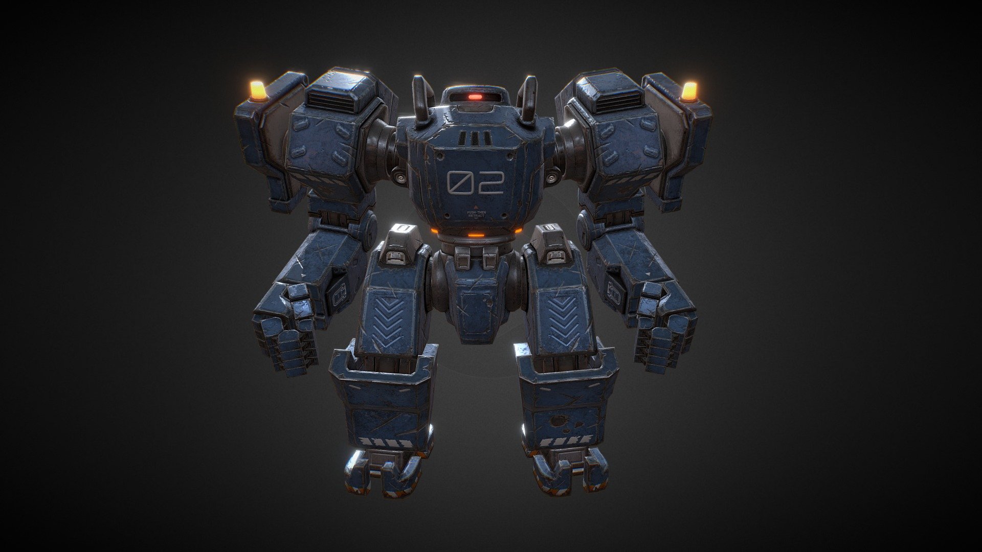 Safety Bot 3d model