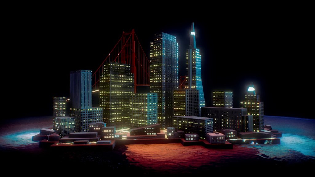 San Francisco City 3d model