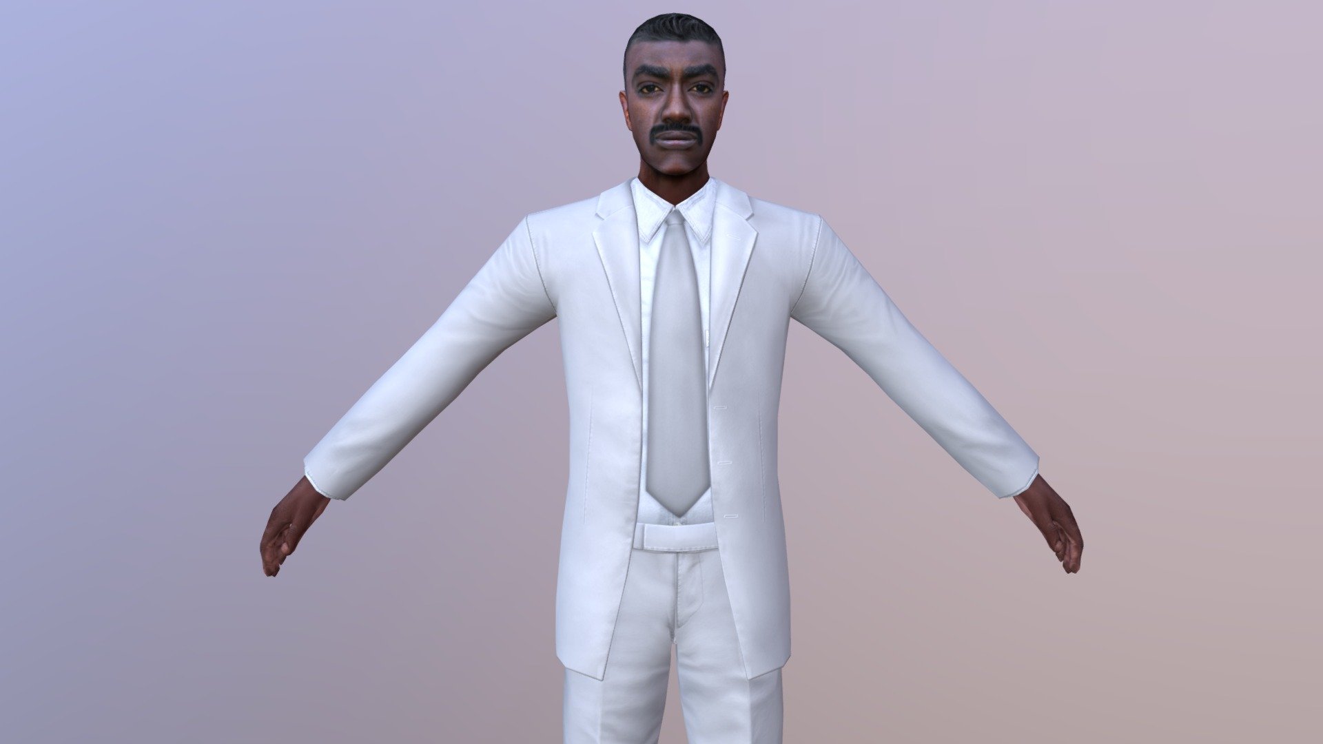 MAN 56 -WITH 250 ANIMATIONS 3d model