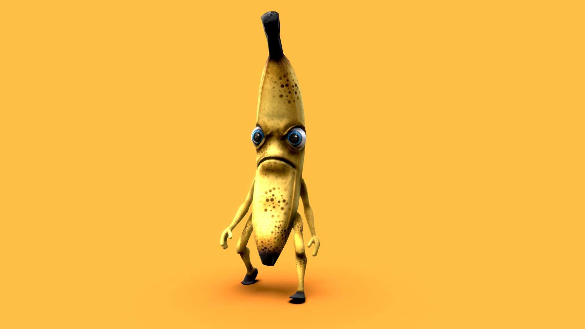 Mr Banano 3d model