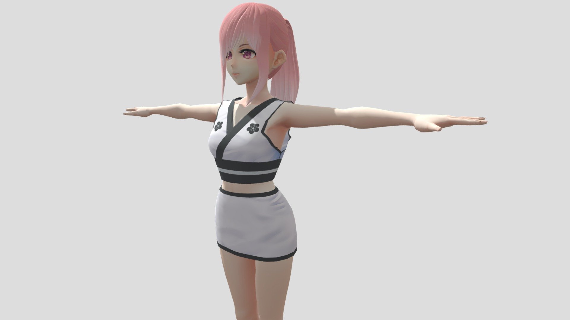 【Anime Character / alex94i60】Chiya (Ninja V2) 3d model