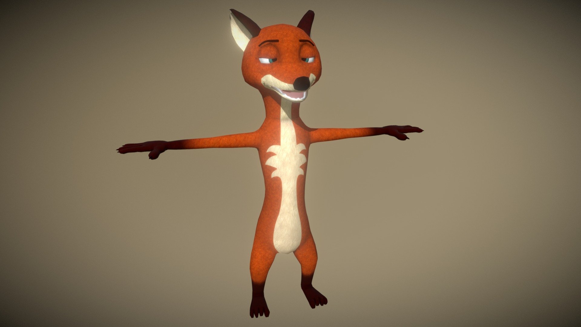 Fox Zootopia 3d model