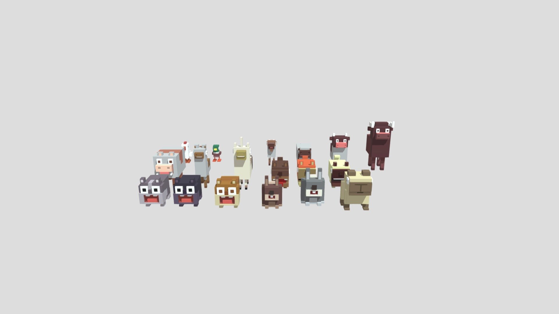 Crossy Road 3d model