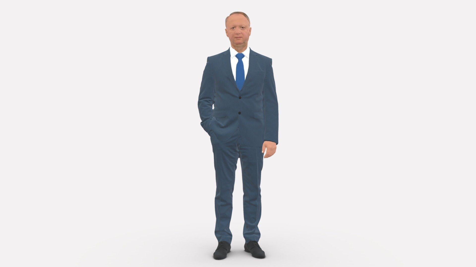 001510 a man in a suit 3d model