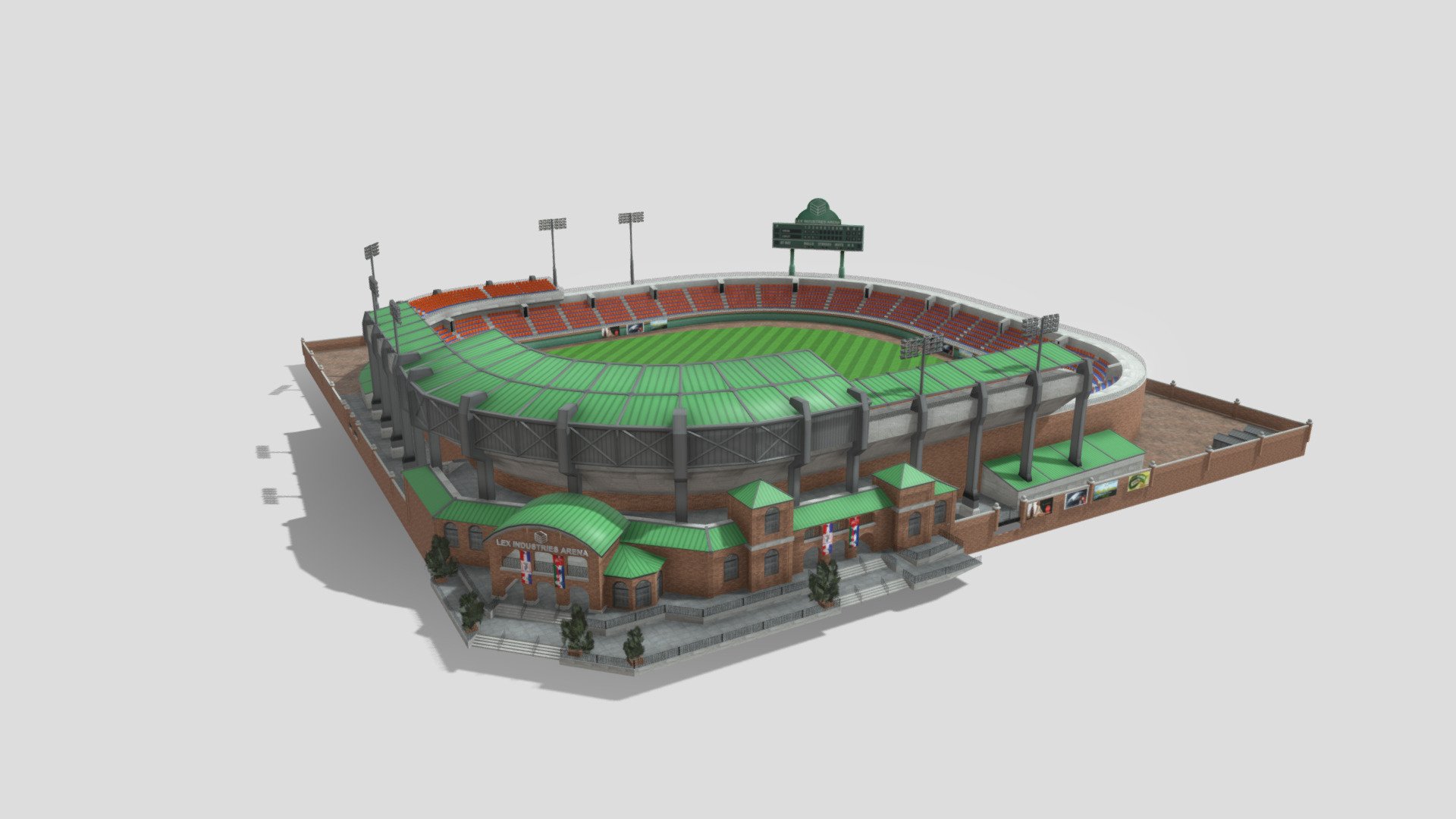 Lex Industries Arena 3d model