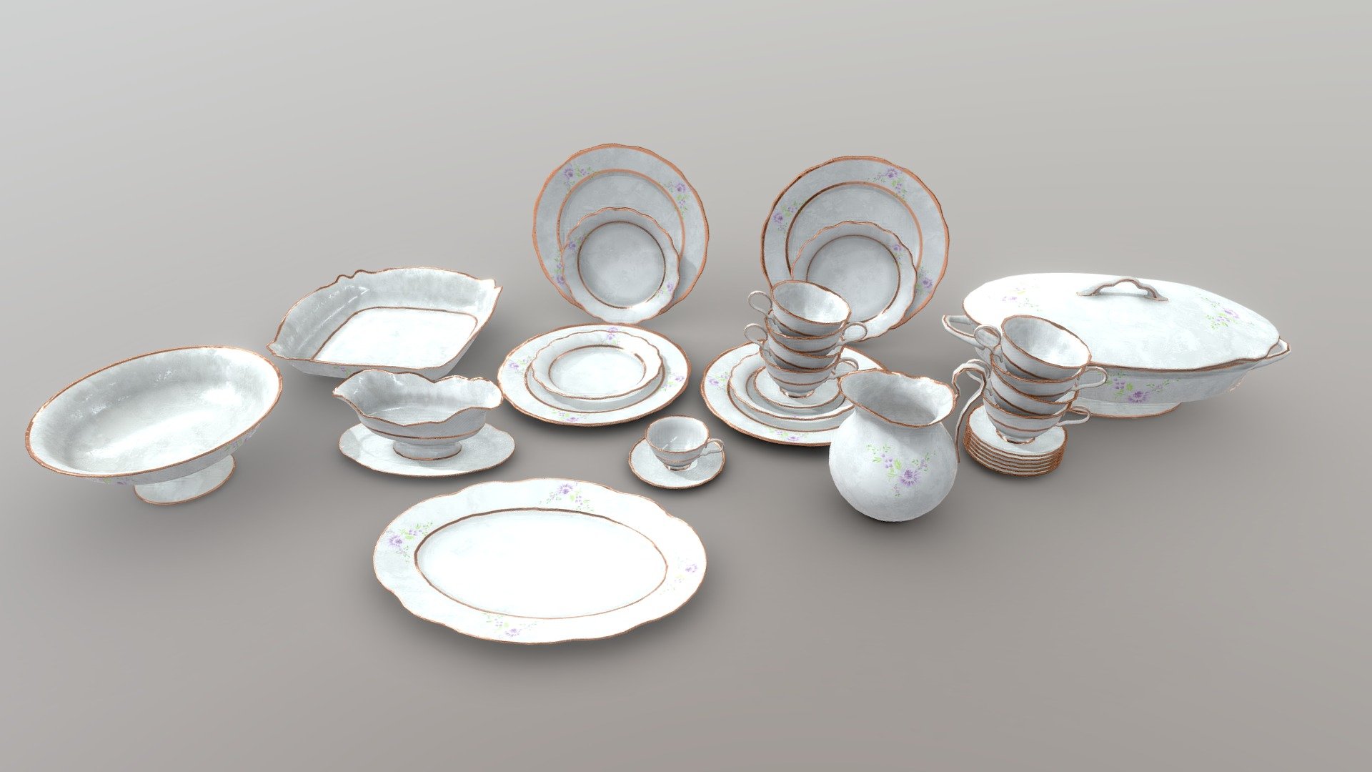 Tableware 3d model