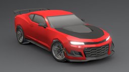 Chevrolet Camaro ZL1 2023 Low-poly 3D