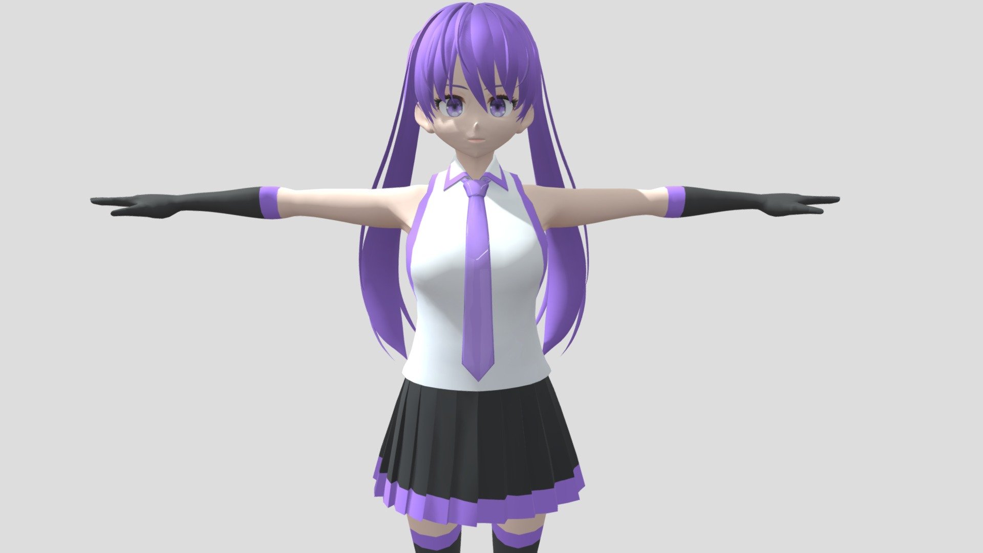 【Anime Character / alex94i60】Idol:Fukka (V2) 3d model