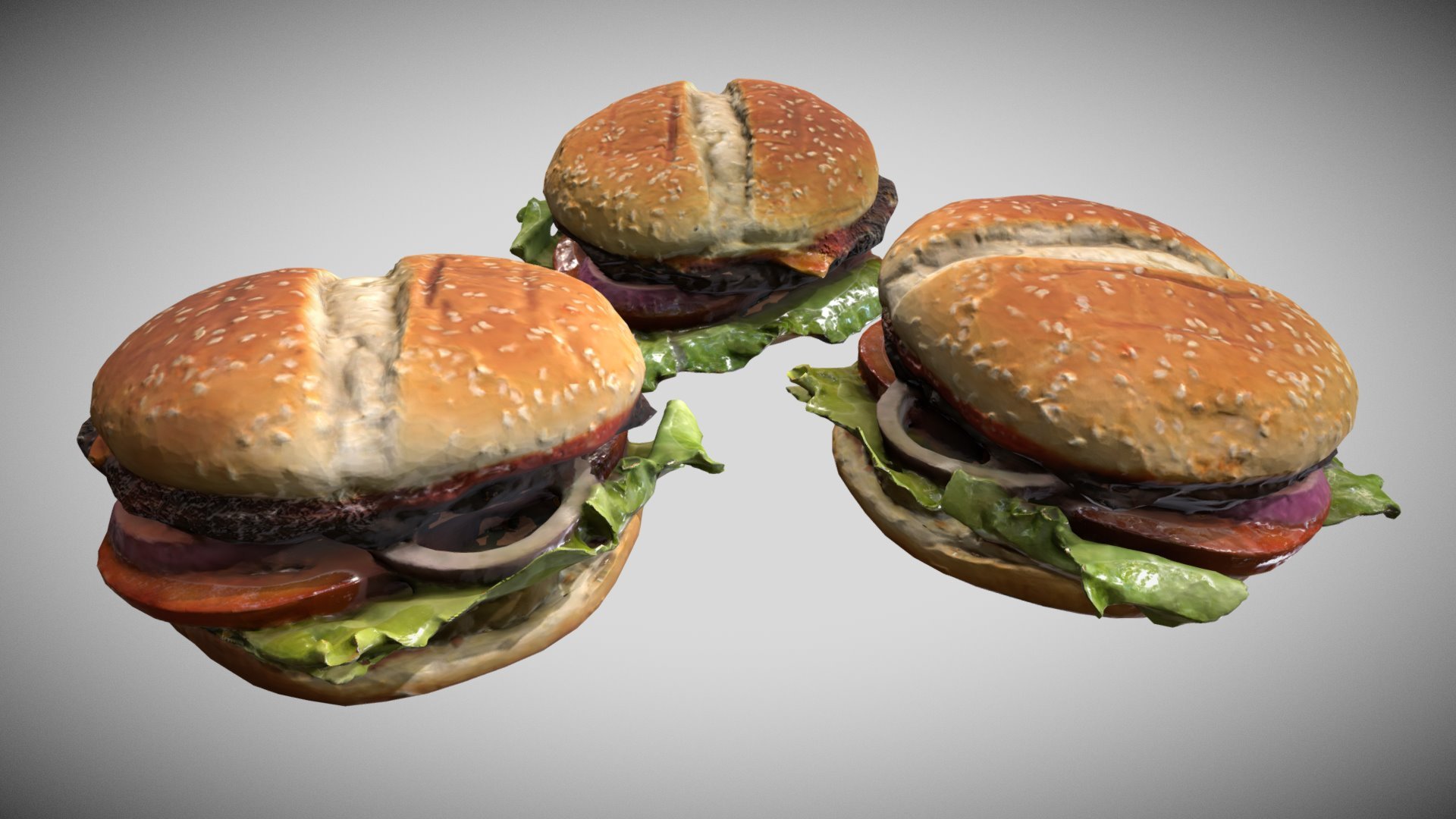 Burgers 3d model