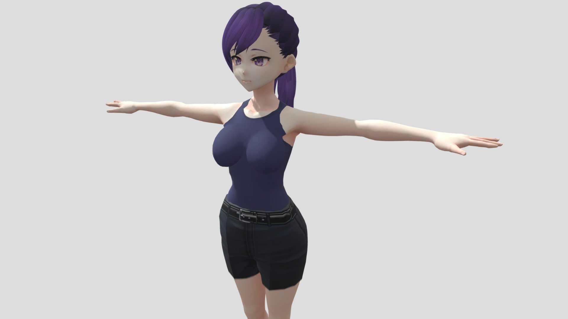 【Anime Character / alex94i60】Shion (Casual) 3d model