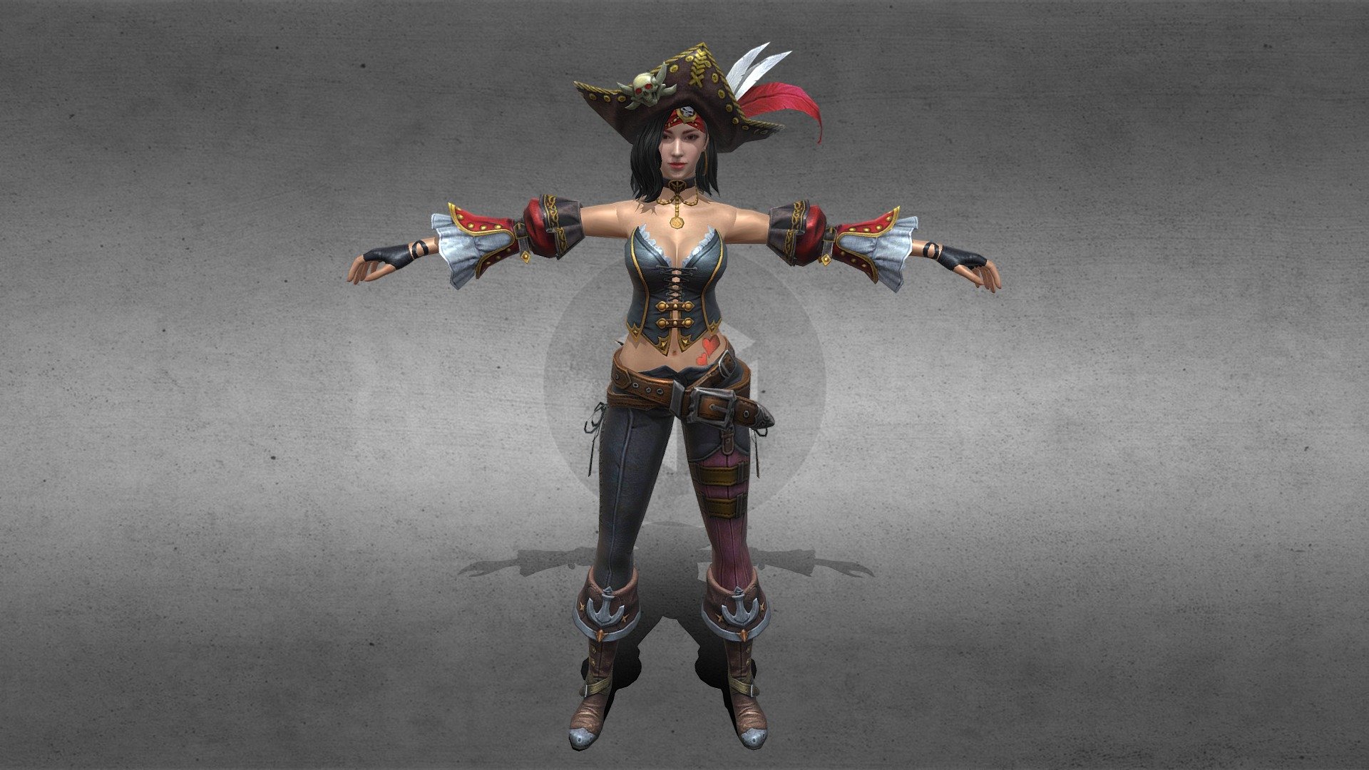 Season 4 Female Model_Free Fire 3d model