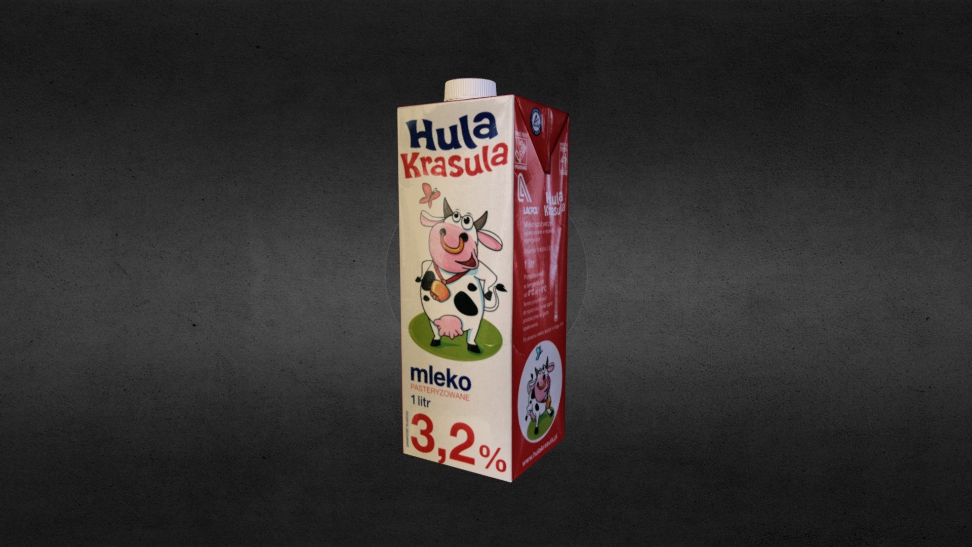 Hula Milk 3d model