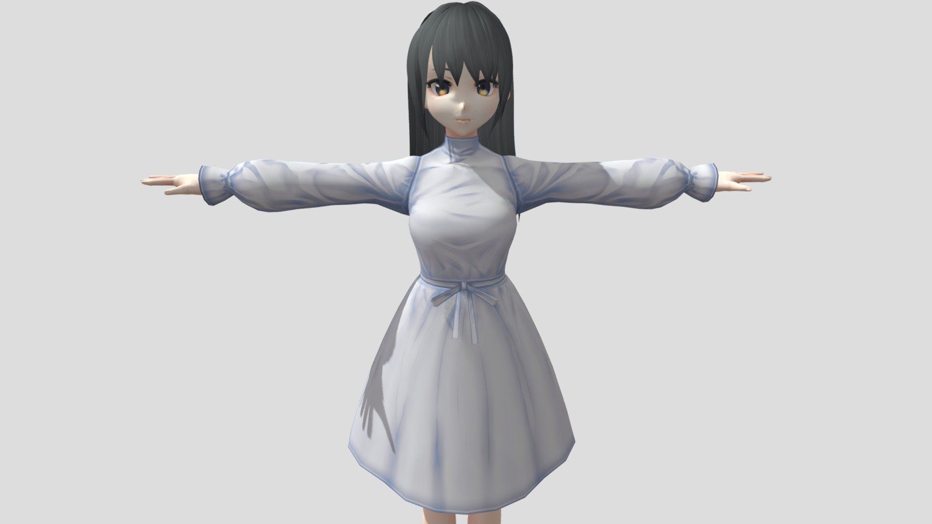 【Anime Character】Arisa/Xiang (Unity 3D) 3d model