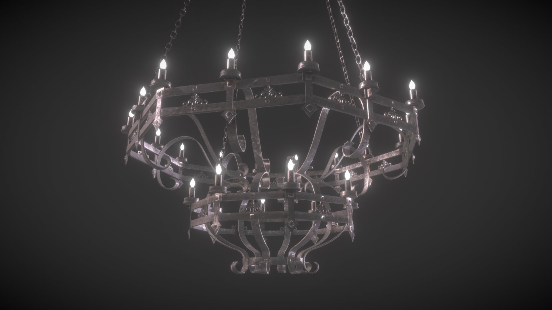 Corona Iron Made 3d model