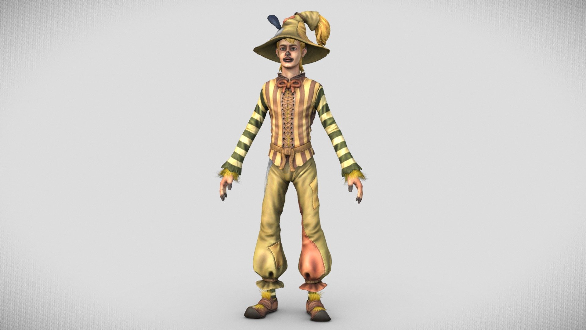 Scarecrow Wizard 3d model