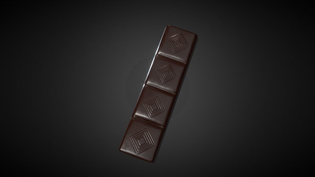 Chocolate bar 3d model