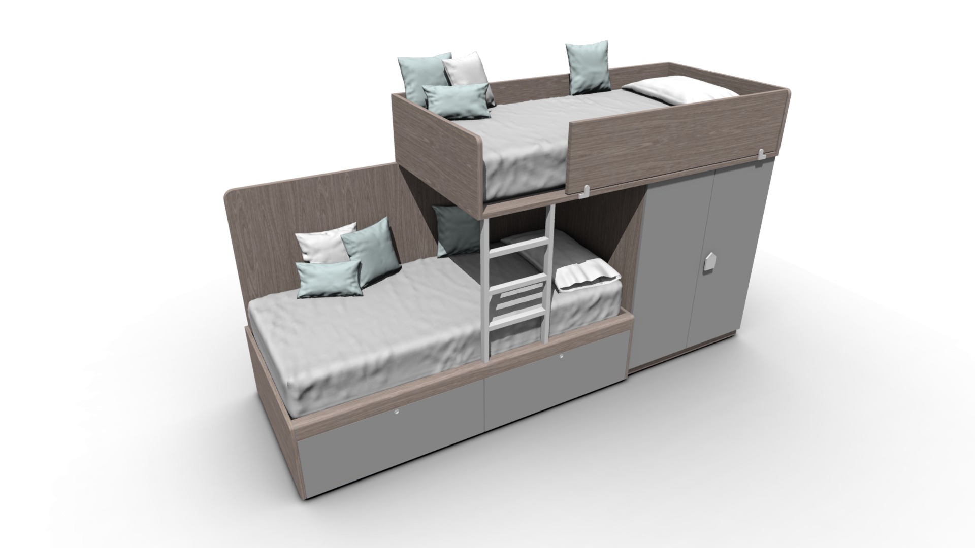 Childrens Bed 3d model