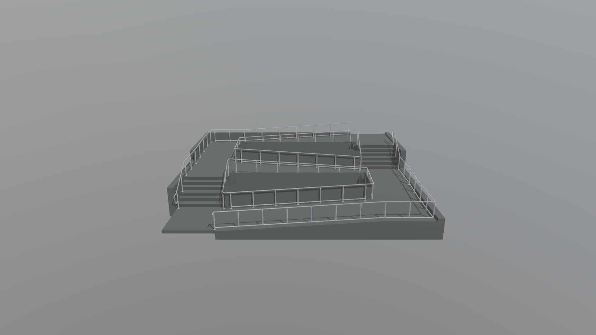 5885_Ramps_OTTAWA U RAILINGS_1 3d model