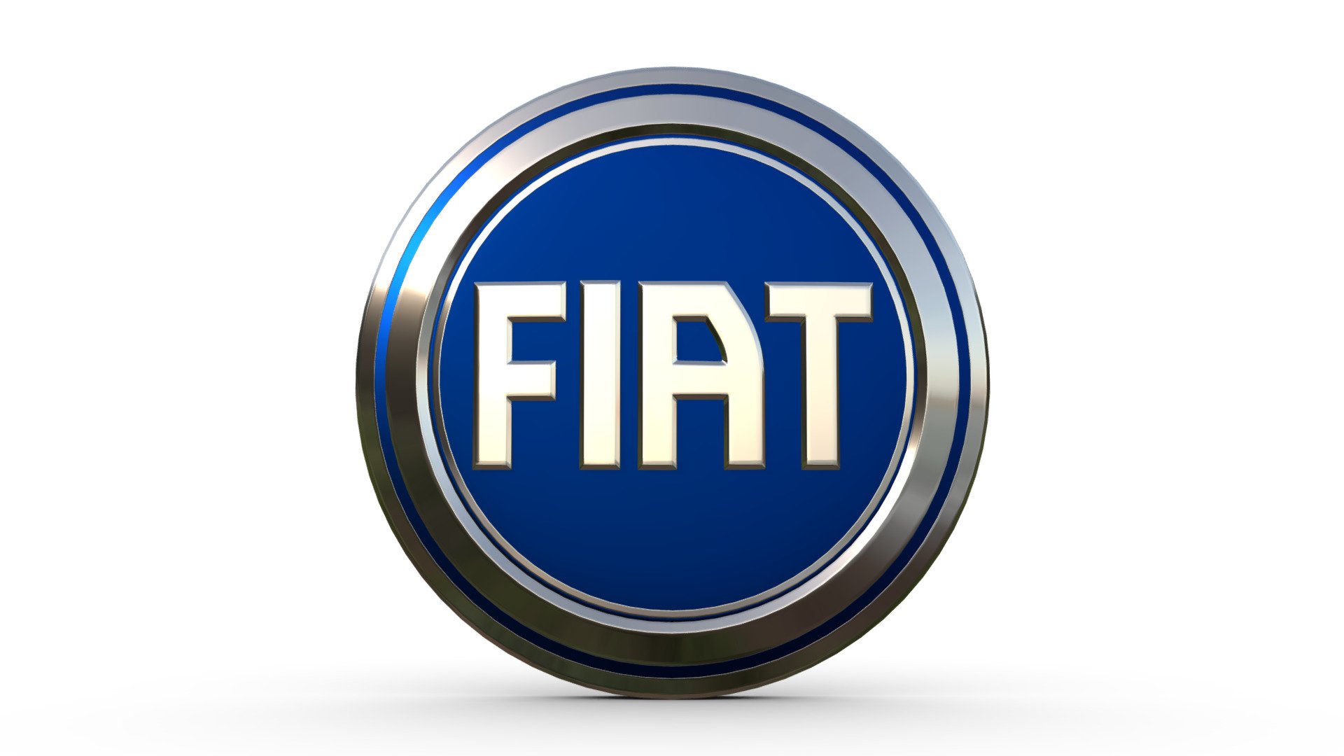 fiat logo 3d model