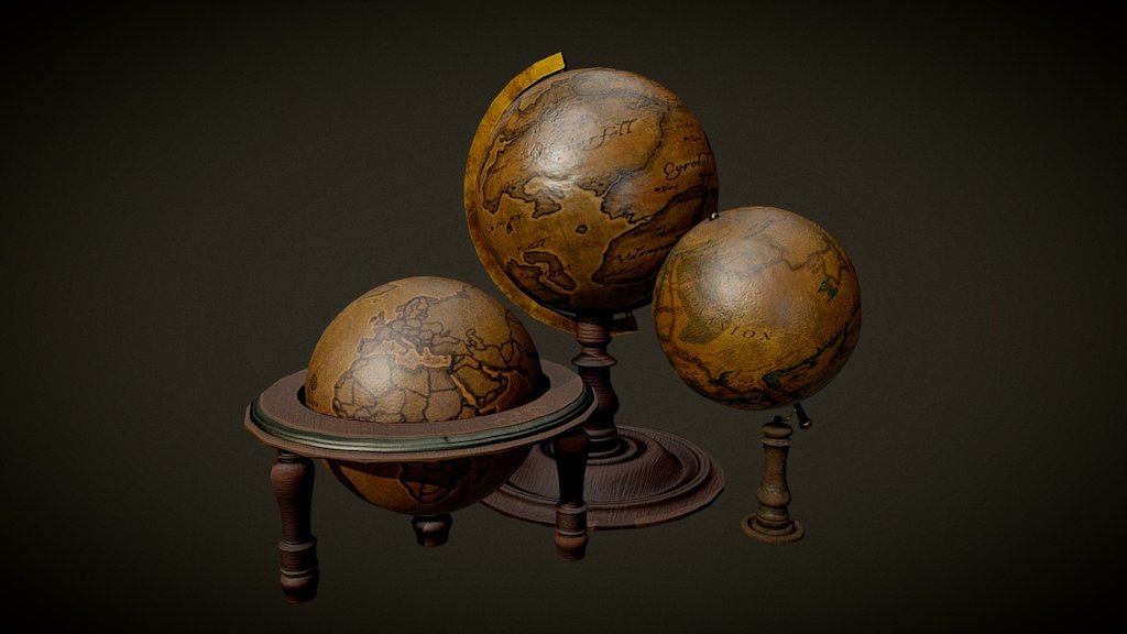 Victorian Globes 3d model