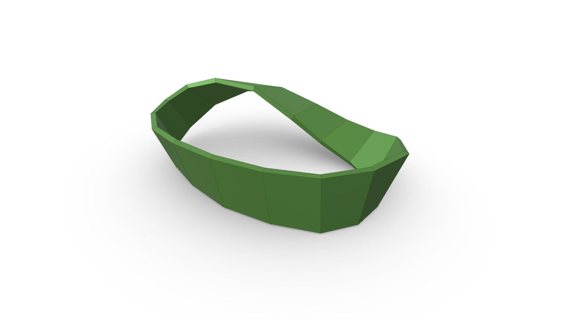 Moebius strip 3d model