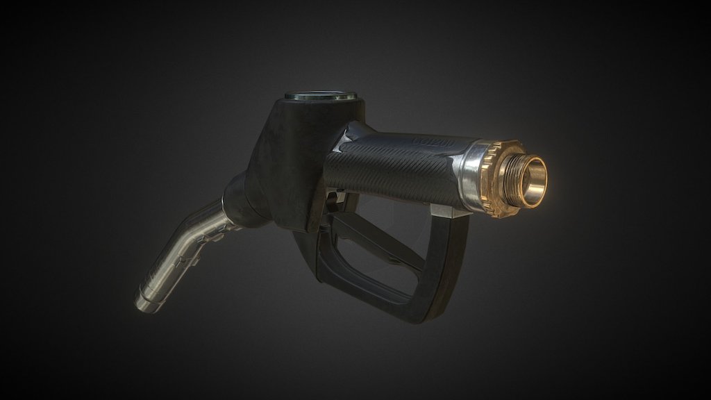 Fuel pump nozzle 3d model