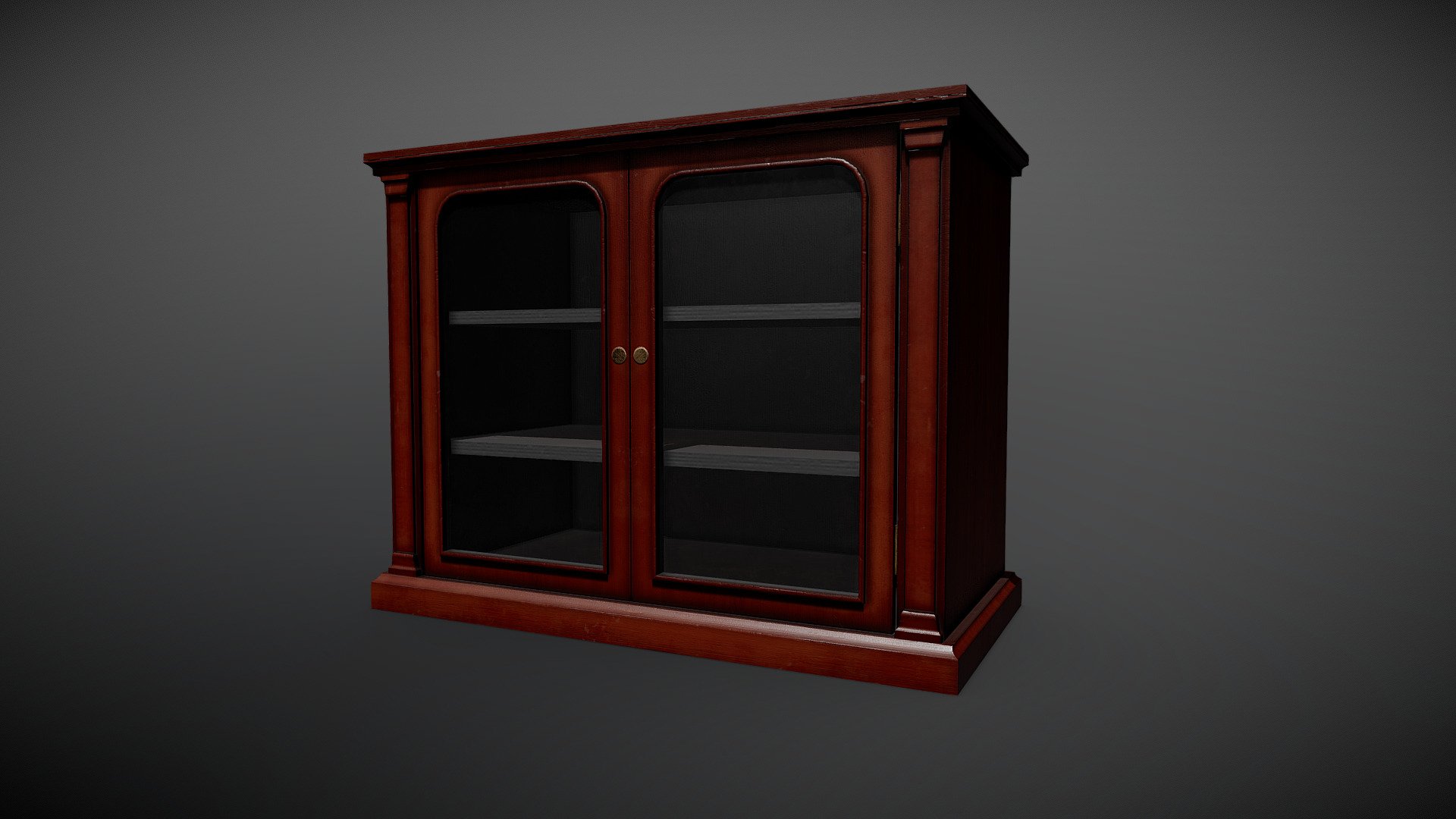 Victorian Bookcase 3d model