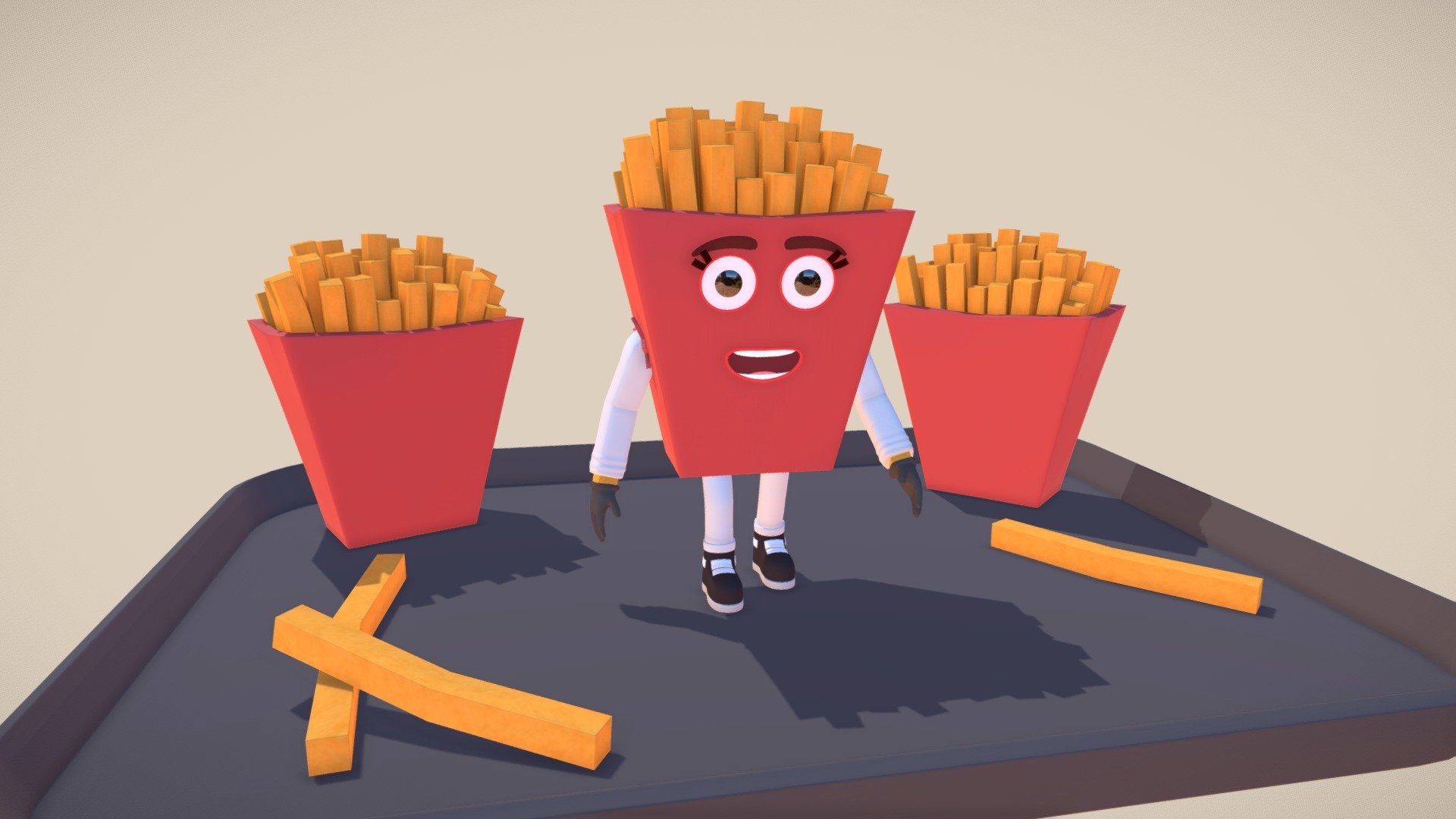 French Fries 3d model