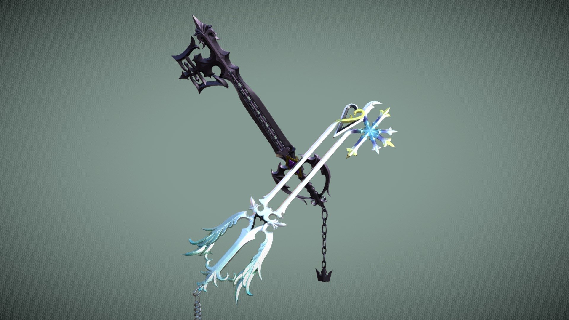 Kingdom Hearts 3d model