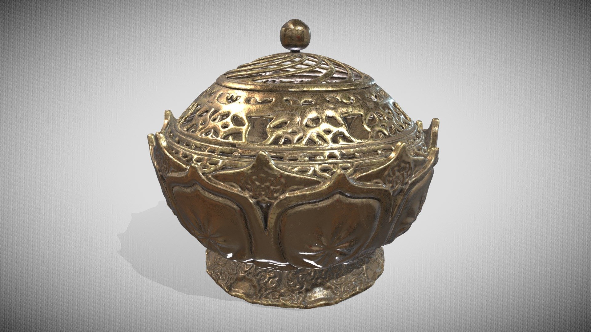 Incense Burner 3d model