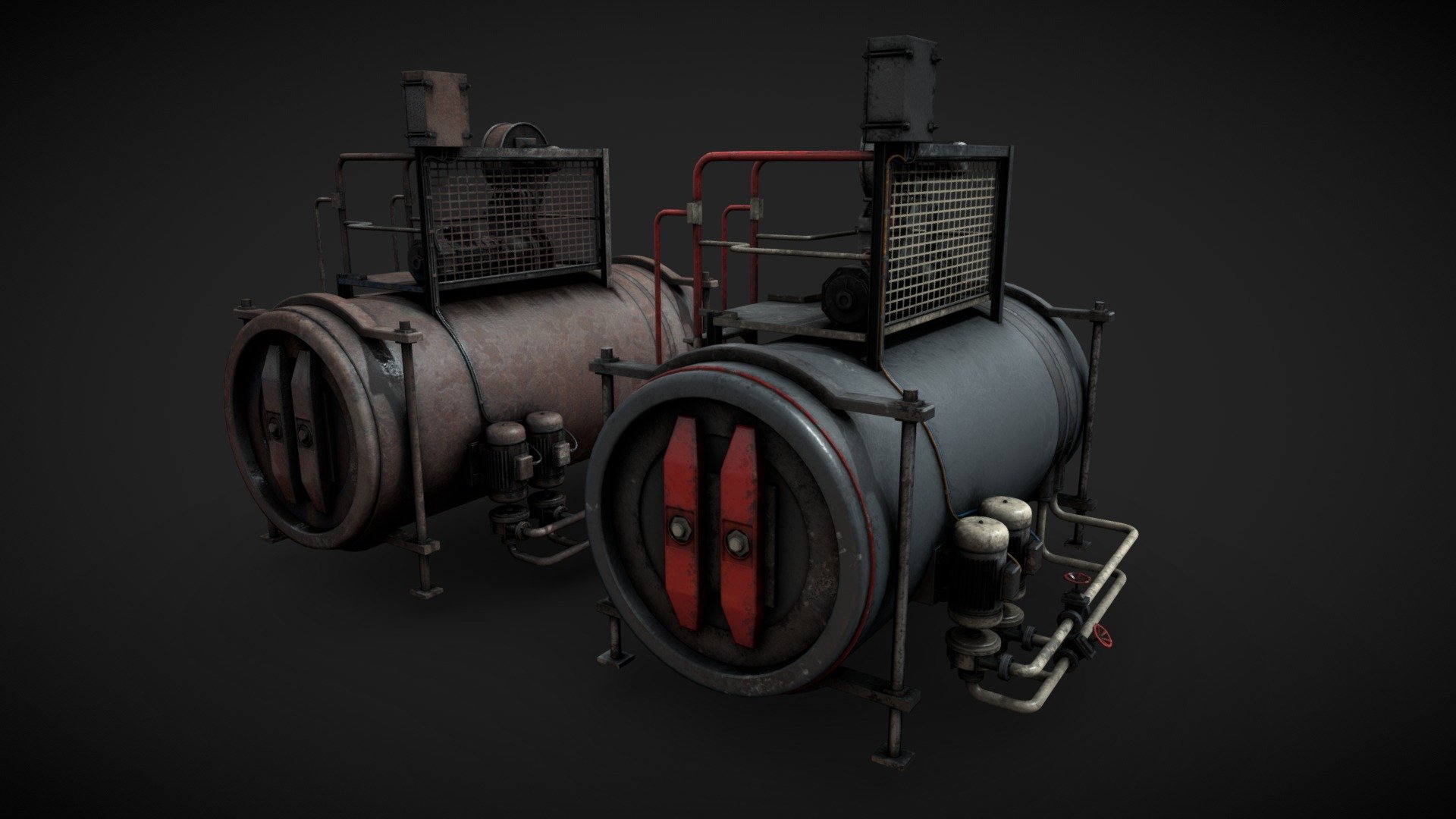 Machinery device 3d model