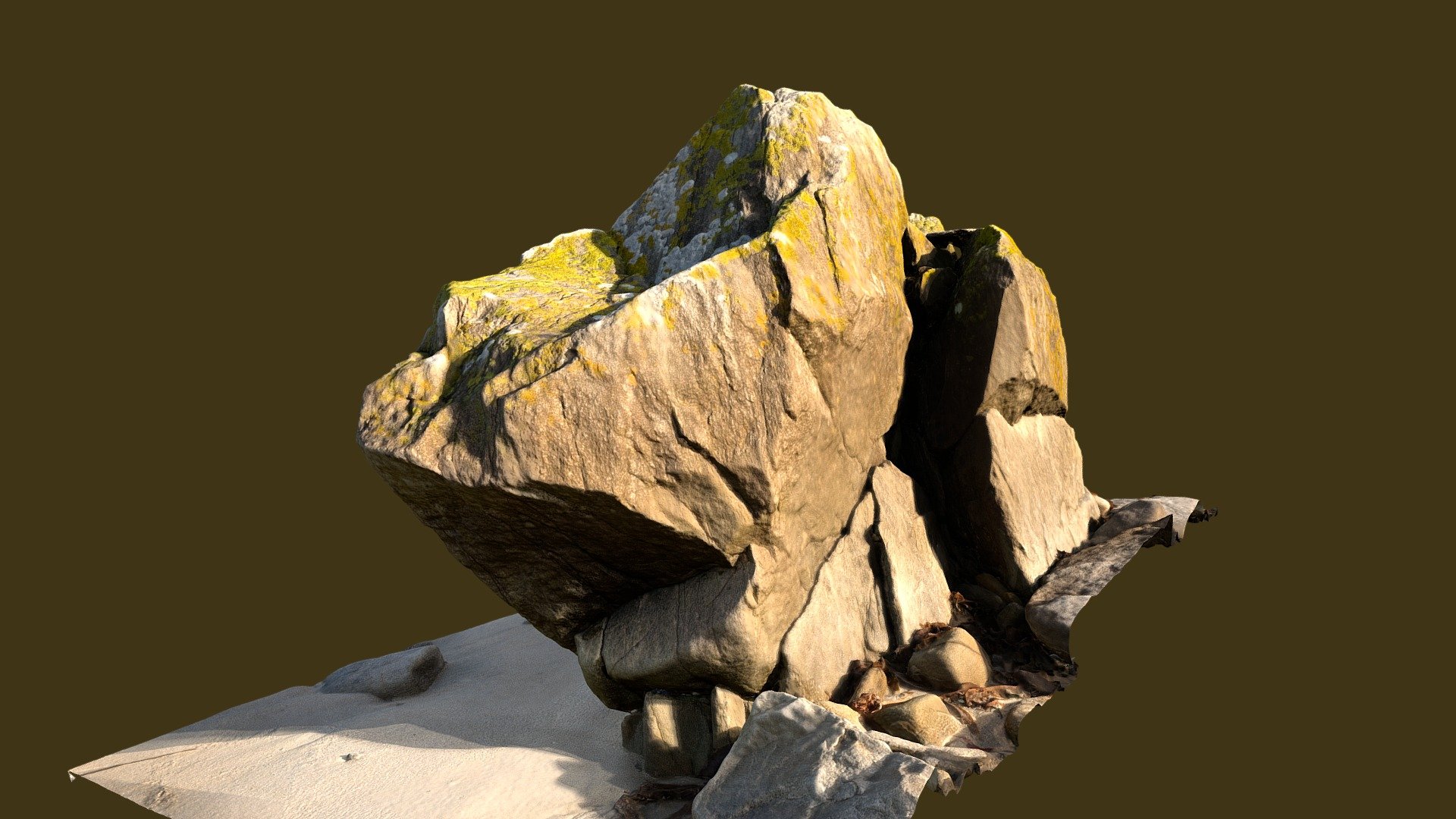 Metadolerite block 3d model