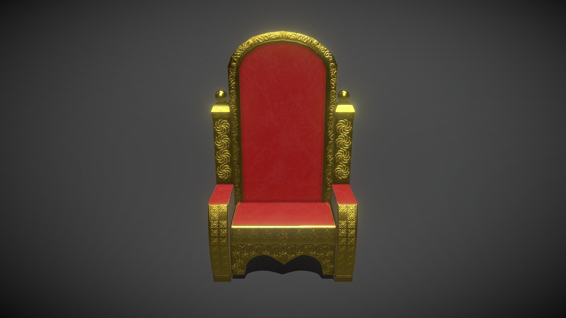 Throne Chair 3d model