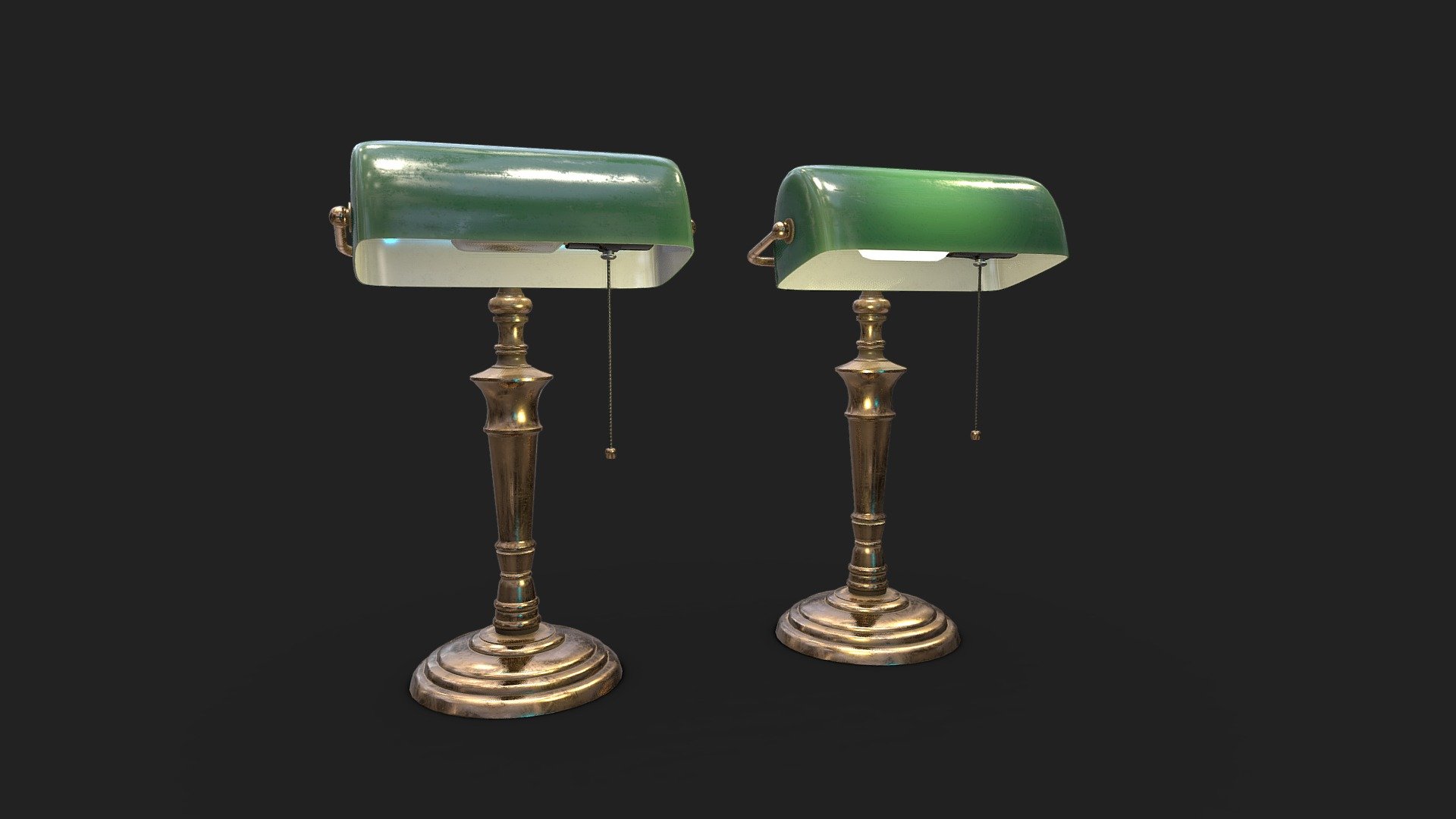 Vintage Lamp 3d model