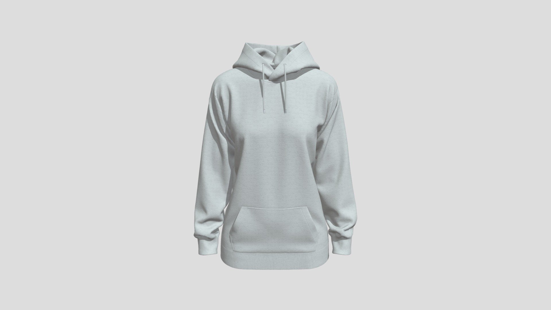 Women Hooded Sweater 3d model