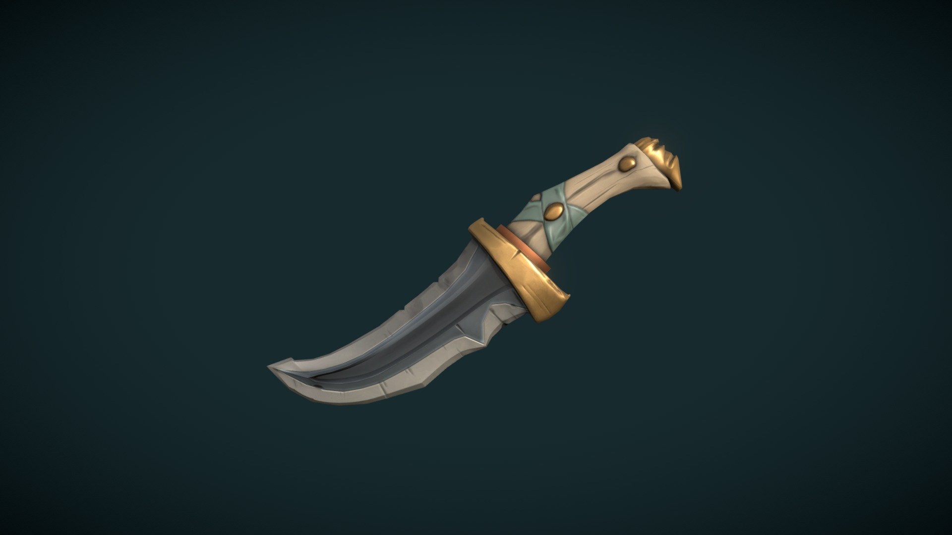 Fantasy dagger 3d model