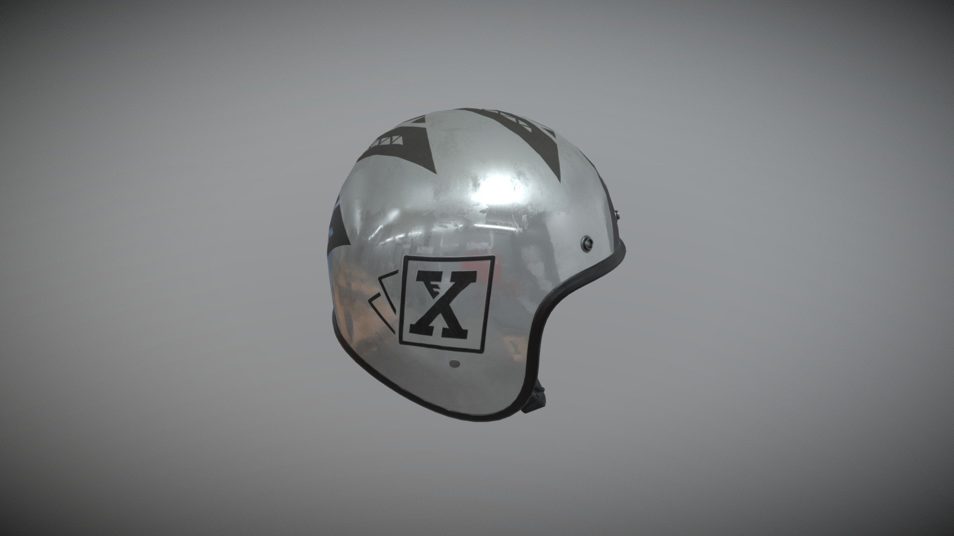 Motorcycle Helmet 001 3d model