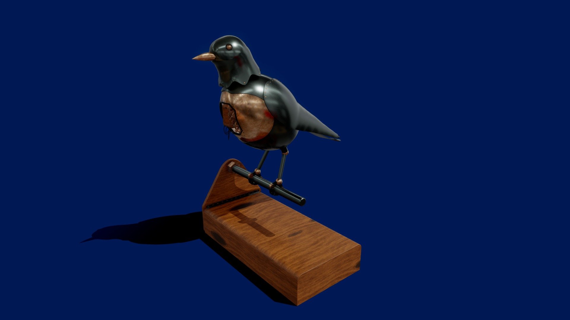 Mechanical bird 3d model