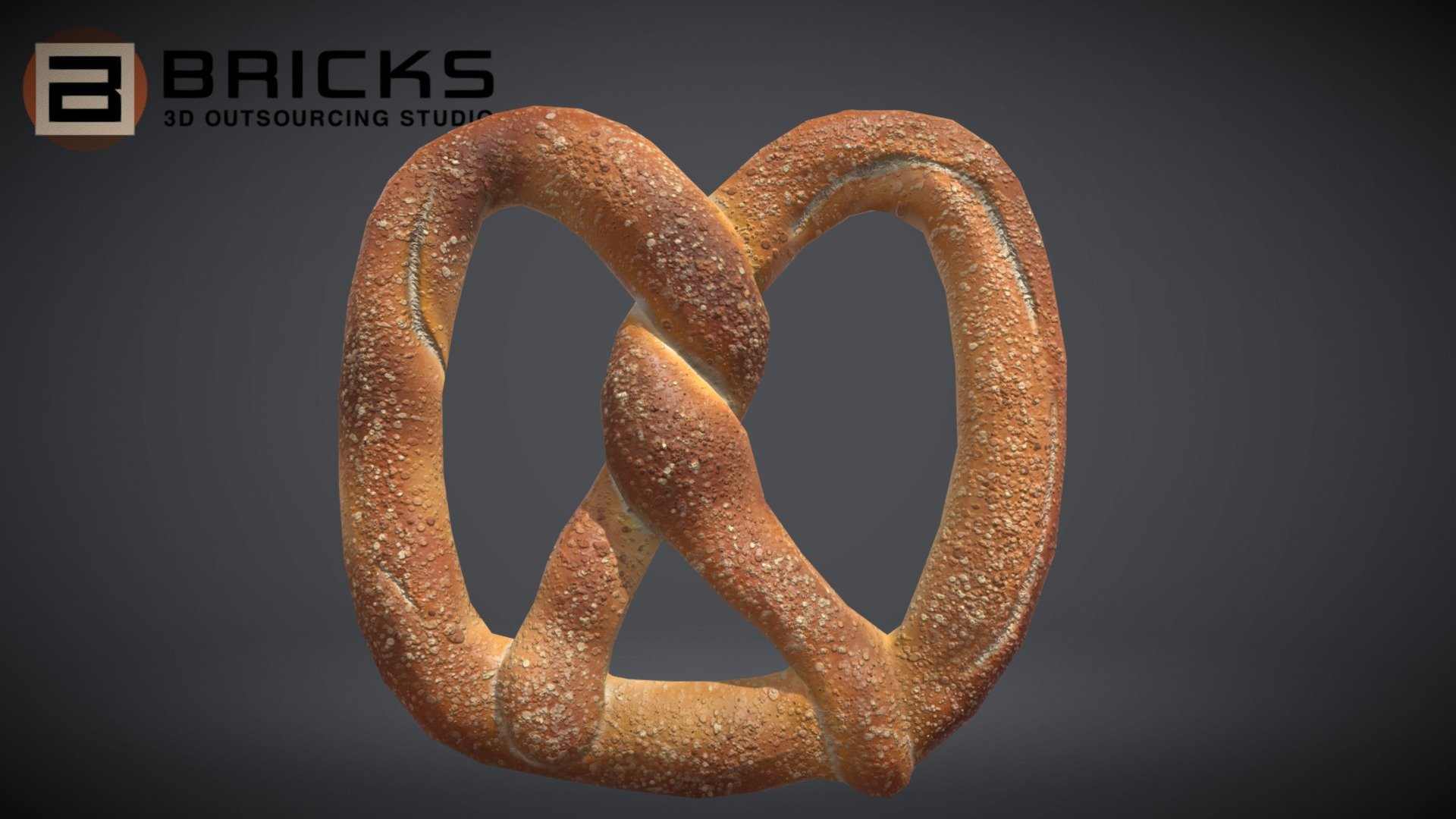 Pretzel 3d model