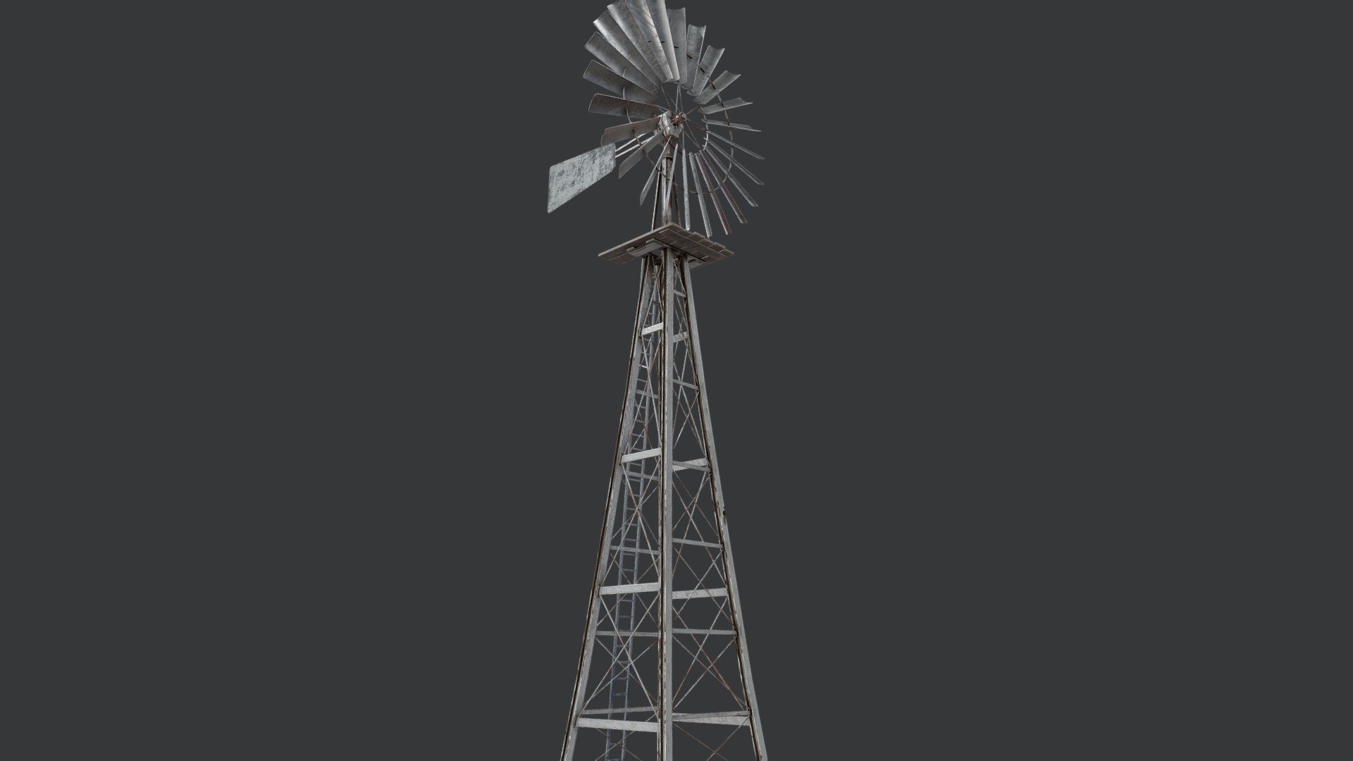 Old Steel Mill PBR 3d model