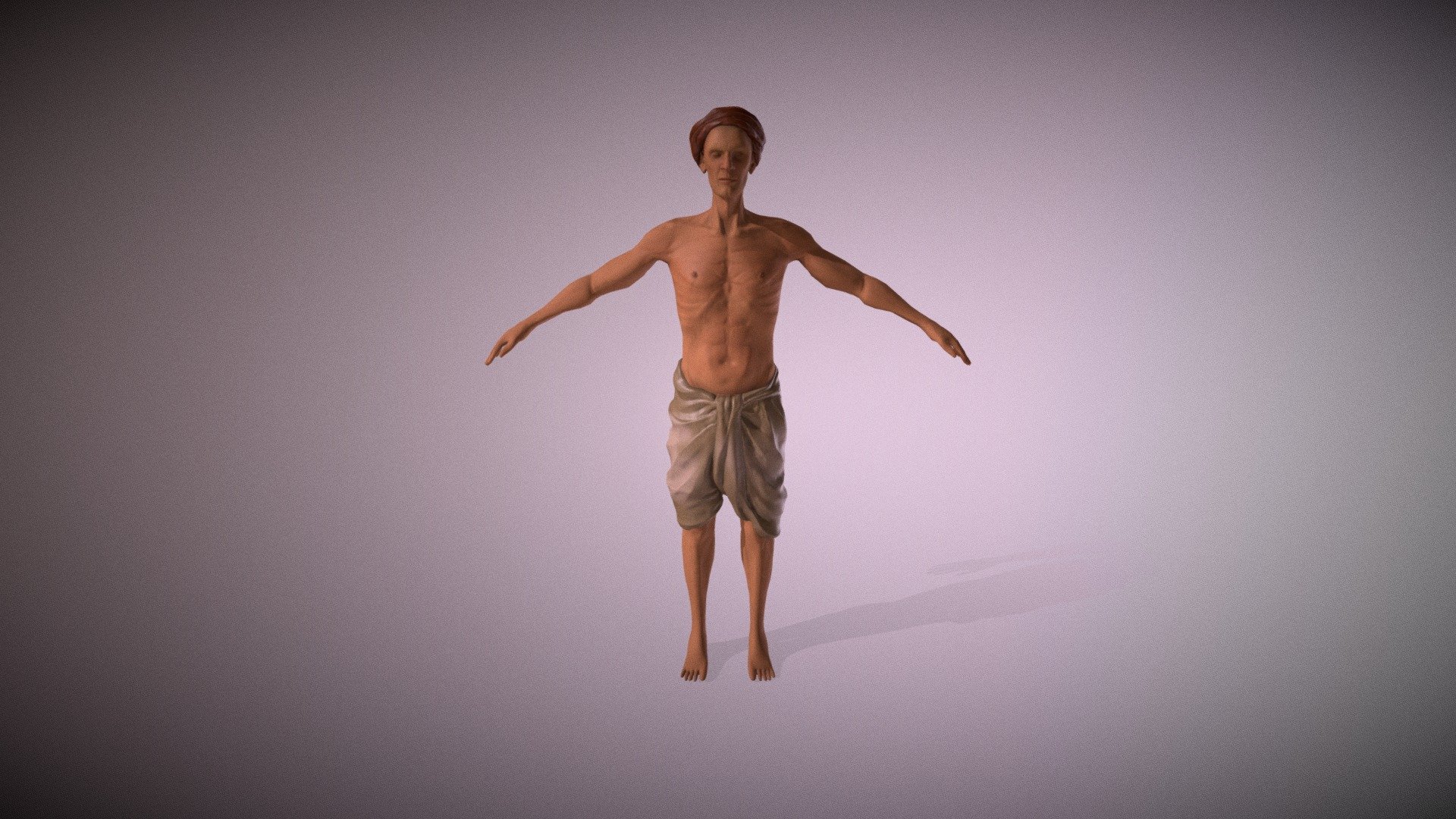 Farmer 3d model