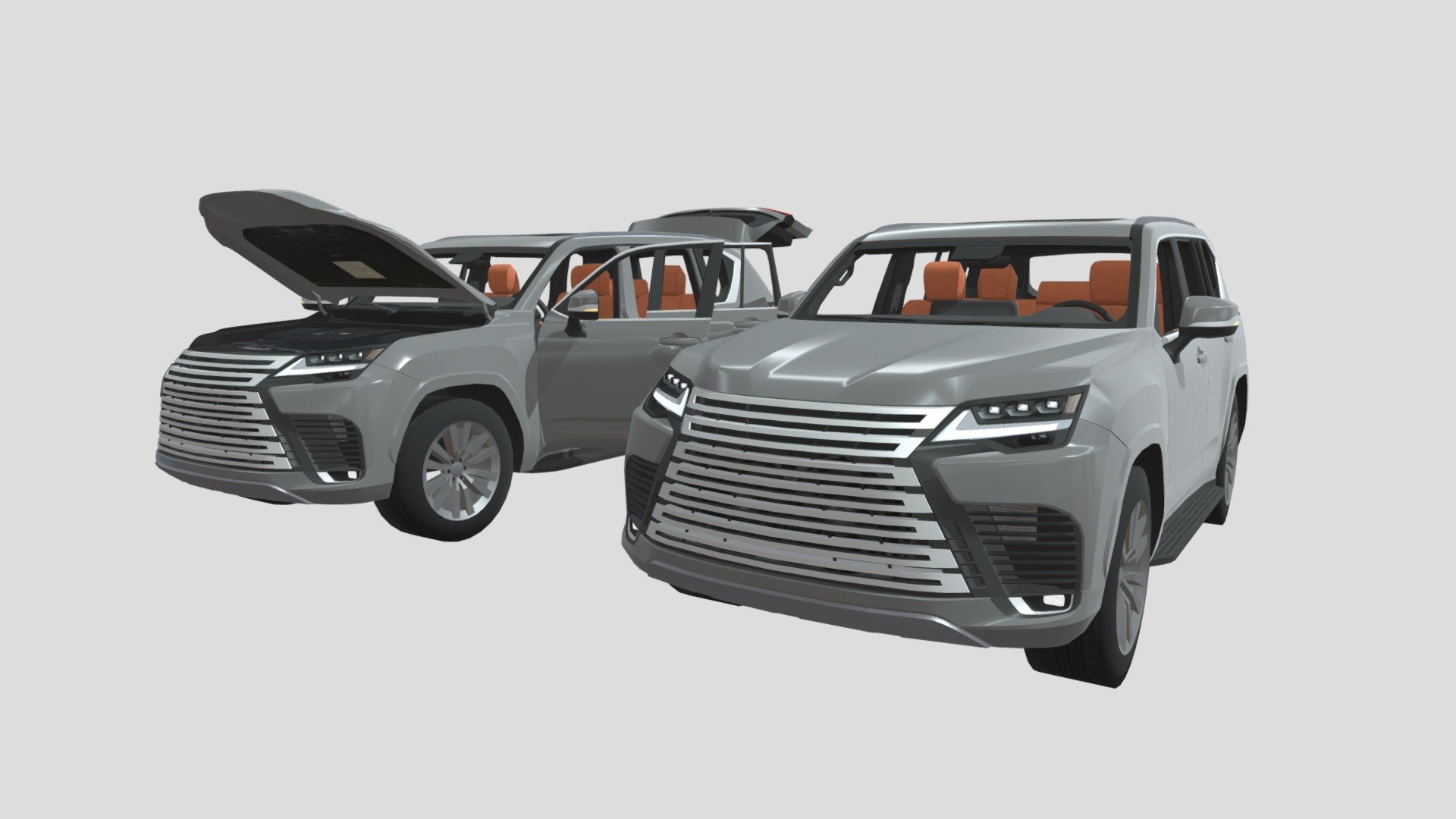 Lexus LX600 3d model