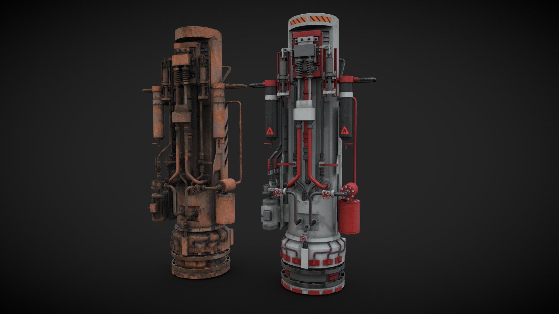 Machinery device 3d model