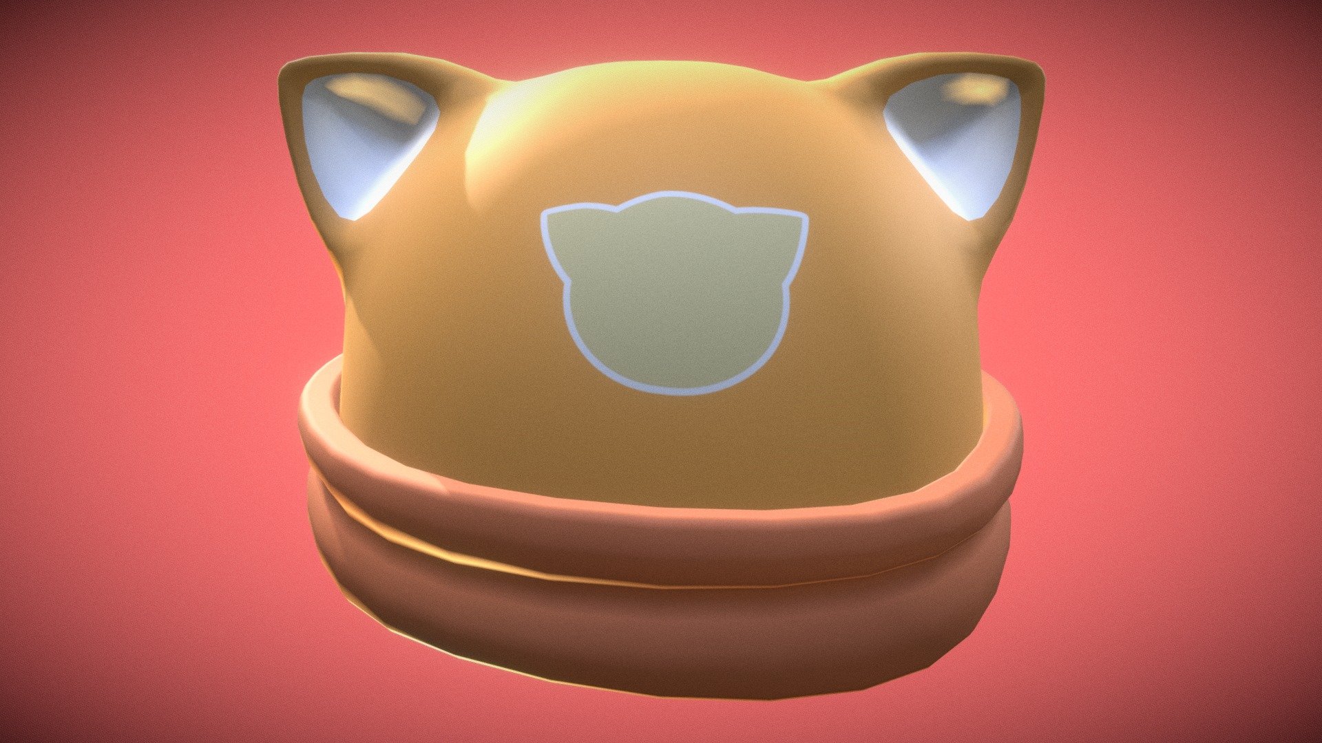 Cat Beanie 3d model